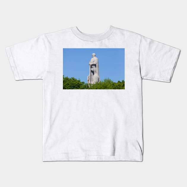 Bismarck Monument, Hamburg Kids T-Shirt by Kruegerfoto